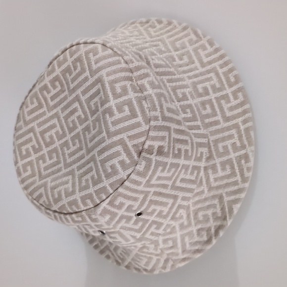 Balmain Pattern bucket hat beige size 2 - Picture 1 of 3